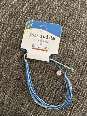 Dutch Bros and PuraVida Blue Bracelet
